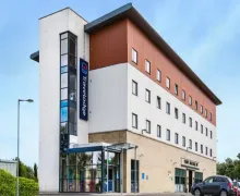 An external view of the Travelodge Edinburgh Central