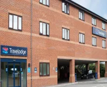 An external view of the Travelodge Glastonbury