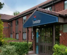 An external view of the Travelodge Haydock St Helens