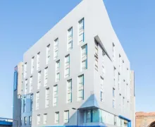 An external view of the Travelodge London Central Southwark