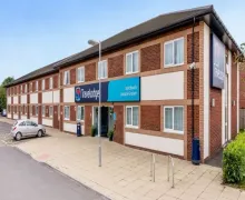 An external view of the Travelodge Northwich Lostock Gralam