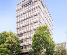 An external view of the Travelodge Nottingham Central