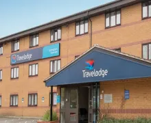 An external view of the Travelodge Nottingham Riverside