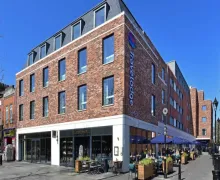An external view of the Travelodge St Albans City Centre