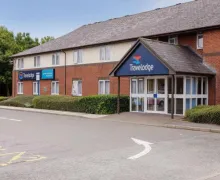 An external view of the Travelodge Wakefield Woolley Edge M1 Northbound