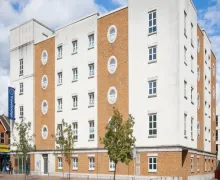 An external view of the Travelodge Watford Central