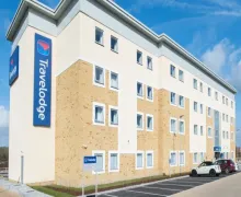 An external view of the Travelodge Weston-super-Mare