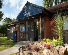 An external view of the Travelodge Wirral Eastham
