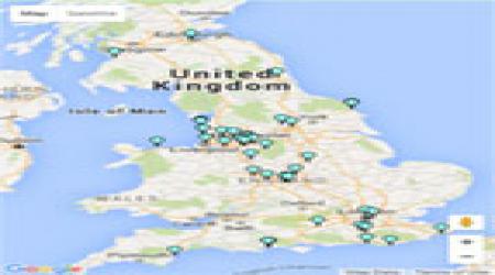Britannia Hotels Map UK