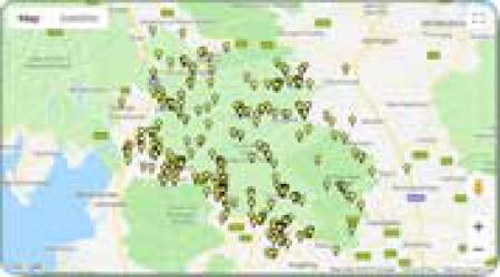 Yorkshire Dales Hotels Map